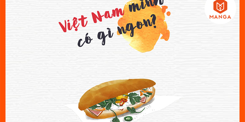 VIETNAM_FOODS vietnam food illustration