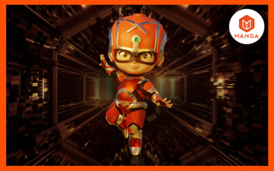 MANGAMEDIA_MASCOT 3d model mascot manga media マンガメディア